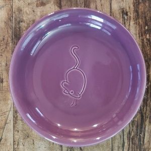 Gibson Vintage purple Mouse plate 5 1/2" round